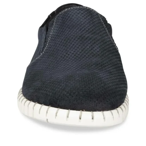 Derbies Slip-on MARINE Homme CUIR Motif Uni Elastique