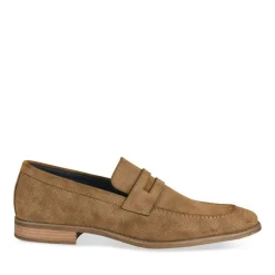 Derbies Slip-on MARRON Homme Motif Uni A Enfiler