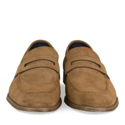 Derbies Slip-on MARRON Homme Motif Uni A Enfiler