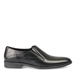 Derbies Slip-on NOIR Homme CUIR Motif Uni A Enfiler