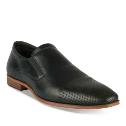 Derbies Slip-on NOIR Homme Motif Uni Lacets