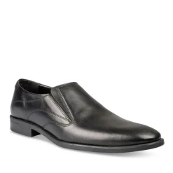 Derbies Slip-on NOIR Homme CUIR Motif Uni A Enfiler