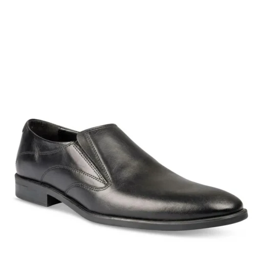 Derbies Slip-on NOIR Homme CUIR Motif Uni A Enfiler
