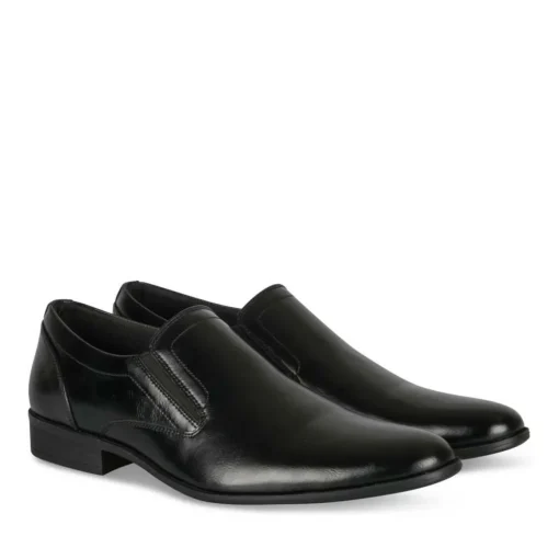 Derbies Slip-on NOIR Homme Motif Uni A Enfiler