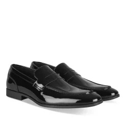 Derbies Slip-on NOIR Homme Motif Uni A Enfiler