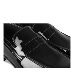 Derbies Slip-on NOIR Homme Motif Uni A Enfiler