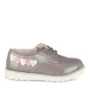 Derbies VIOLET Fille Motif Coeurs Lacets