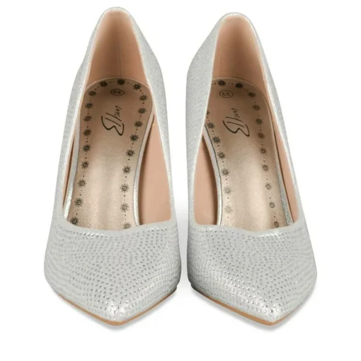 Escarpins Aiguille ARGENT Femme Motif Uni A Enfiler