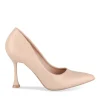 Escarpins Aiguille BEIGE Femme Motif Uni A Enfiler