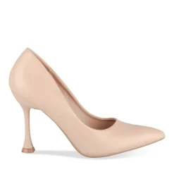 Escarpins Aiguille BEIGE Femme Motif Uni A Enfiler