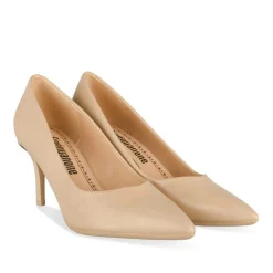 Escarpins Aiguille BEIGE Femme Motif Uni A Enfiler