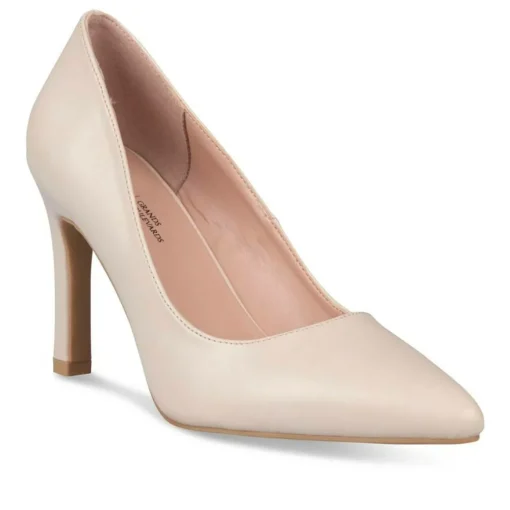 Escarpins Aiguille BEIGE Femme A Enfiler