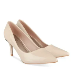 Escarpins Aiguille BEIGE Femme Motif Uni A Enfiler