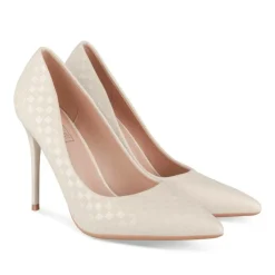 Escarpins Aiguille BEIGE Femme Motif Uni A Enfiler