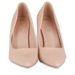 Escarpins Aiguille BEIGE Femme Motif Uni A Enfiler