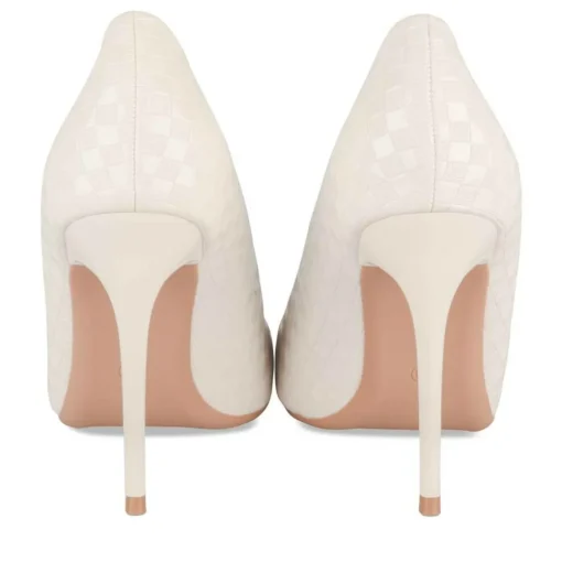 Escarpins Aiguille BEIGE Femme Motif Uni A Enfiler
