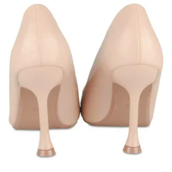 Escarpins Aiguille BEIGE Femme Motif Uni A Enfiler