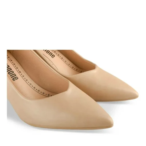 Escarpins Aiguille BEIGE Femme Motif Uni A Enfiler