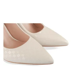 Escarpins Aiguille BEIGE Femme Motif Uni A Enfiler