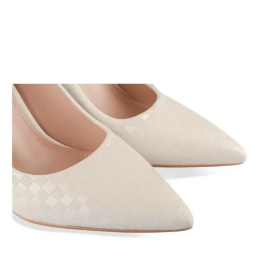 Escarpins Aiguille BEIGE Femme Motif Uni A Enfiler