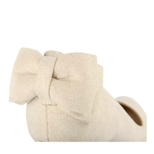 Escarpins Aiguille BEIGE Femme Motif Paillettes A Enfiler