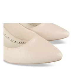 Escarpins Aiguille BEIGE Femme Motif Uni A Enfiler