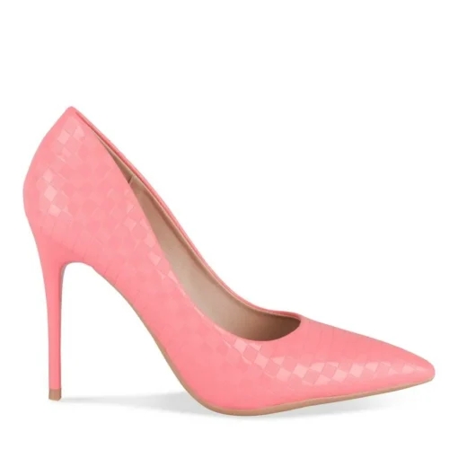 Escarpins Aiguille FUSCHIA Femme Motif Uni A Enfiler