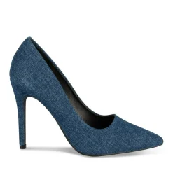 Escarpins Aiguille JEANS Femme Motif Uni A Enfiler