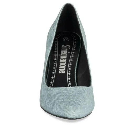 Escarpins Aiguille JEANS Femme Motif Uni A Enfiler