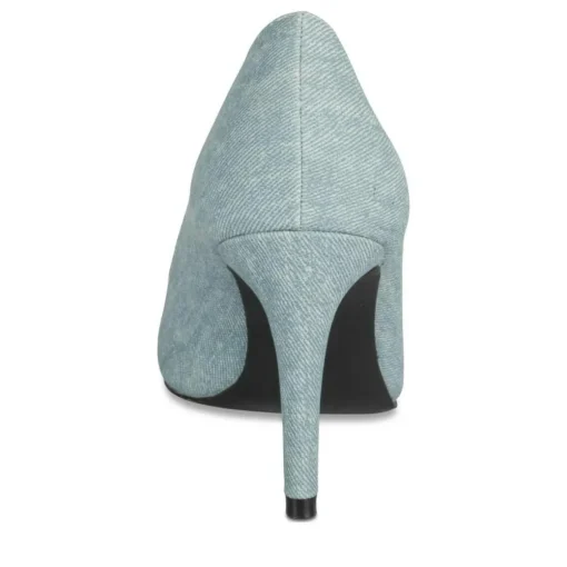 Escarpins Aiguille JEANS Femme Motif Uni A Enfiler