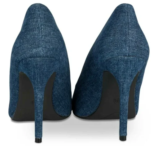 Escarpins Aiguille JEANS Femme Motif Uni A Enfiler