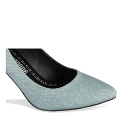 Escarpins Aiguille JEANS Femme Motif Uni A Enfiler