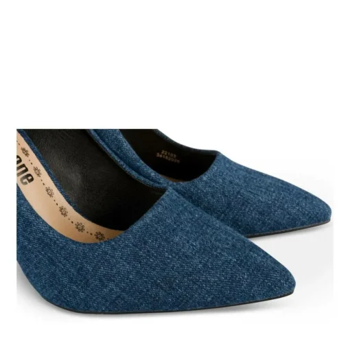 Escarpins Aiguille JEANS Femme Motif Uni A Enfiler