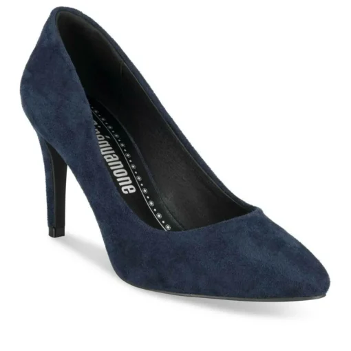 Escarpins Aiguille MARINE Femme Motif Uni A Enfiler