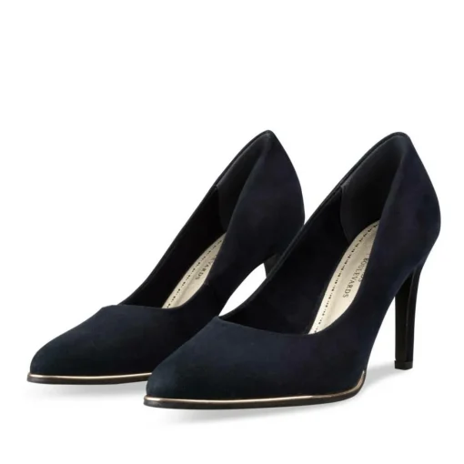 Escarpins Aiguille MARINE Femme Motif Uni A Enfiler