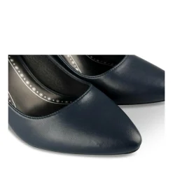 Escarpins Aiguille MARINE Femme Motif Uni A Enfiler