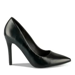 Escarpins Aiguille NOIR Femme Motif Uni A Enfiler