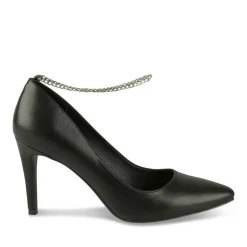 Escarpins Aiguille NOIR Femme Motif Uni A Enfiler