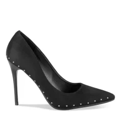 Escarpins Aiguille NOIR Femme Motif Clouté A Enfiler