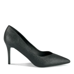 Escarpins Aiguille NOIR Femme Motif Paillettes A Enfiler