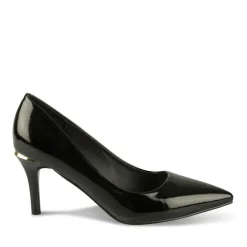 Escarpins Aiguille NOIR Femme Motif Uni A Enfiler