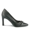 Escarpins Aiguille NOIR Femme Motif Chaîne A Enfiler