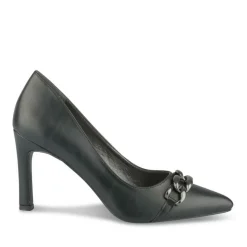 Escarpins Aiguille NOIR Femme Motif Chaîne A Enfiler
