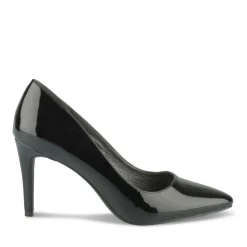 Escarpins Aiguille NOIR Femme Motif Uni A Enfiler
