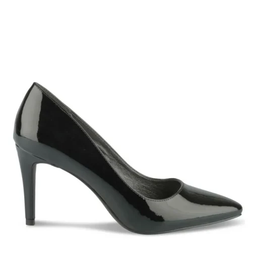 Escarpins Aiguille NOIR Femme Motif Uni A Enfiler