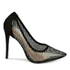Escarpins Aiguille NOIR Femme Motif Uni