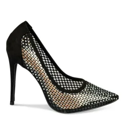 Escarpins Aiguille NOIR Femme Motif Uni