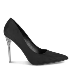 Escarpins Aiguille NOIR Femme Motif Uni A Enfiler
