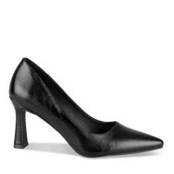 Escarpins Aiguille NOIR Femme Motif Vernis A Enfiler