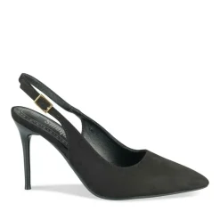 Escarpins Aiguille NOIR Femme Motif Uni Boucle